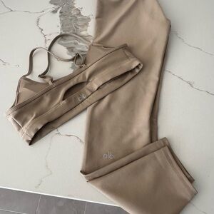 Alo Airlift legging and intrigue sports bra